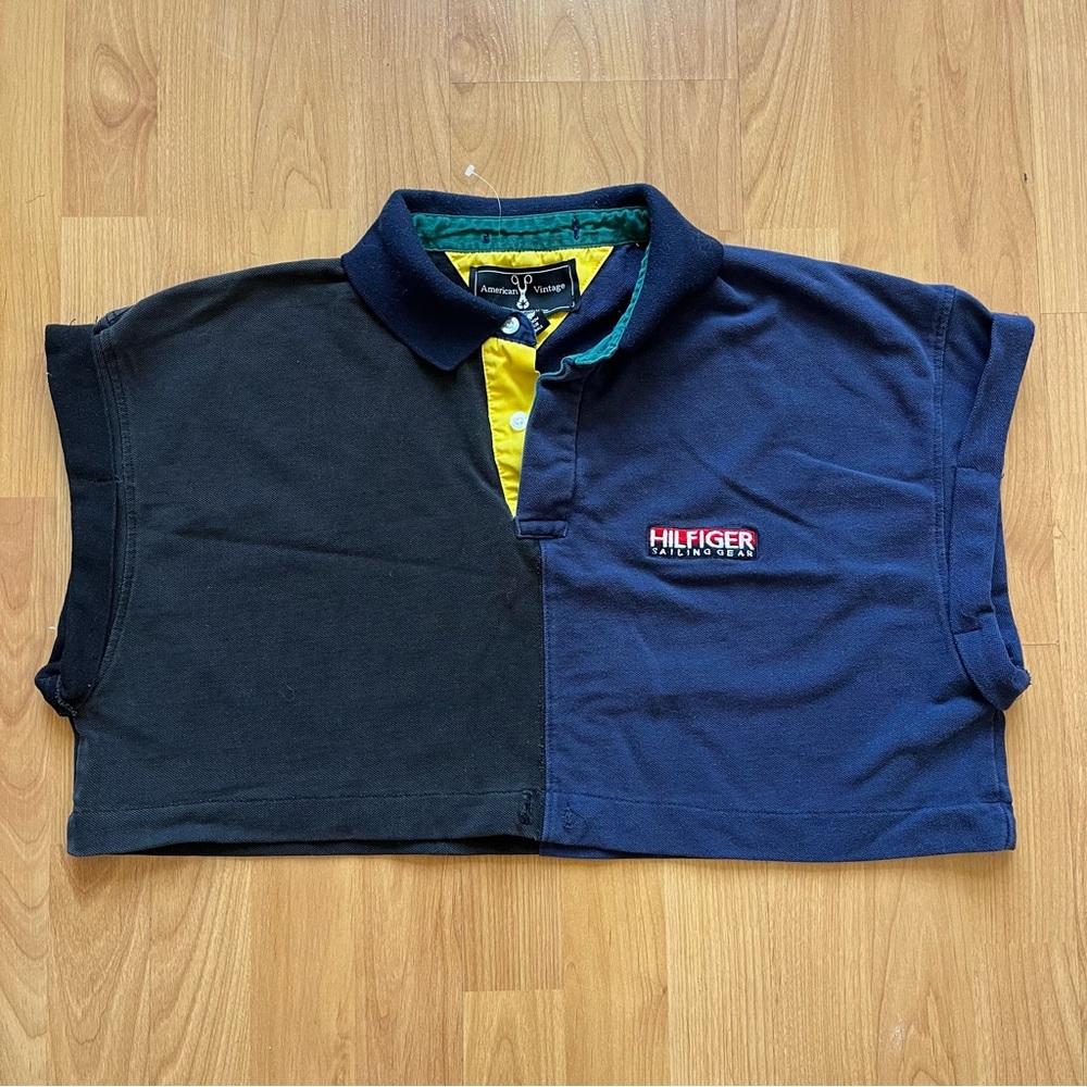 American Vintage Tommy Hilfiger cropped top